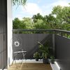vidaXL Paravent de balcon anthracite 600x80 cm r&eacute;sine tress&eacute;e