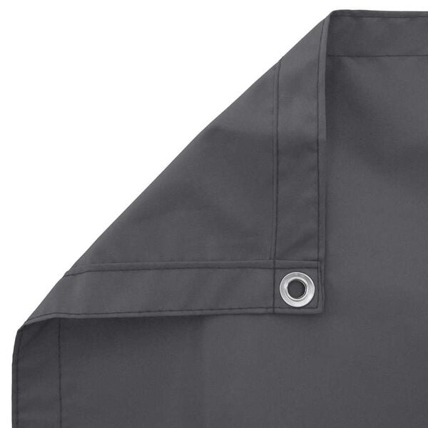 vidaXL &Eacute;cran de balcon en tissu Oxford anthracite de 75x600 cm