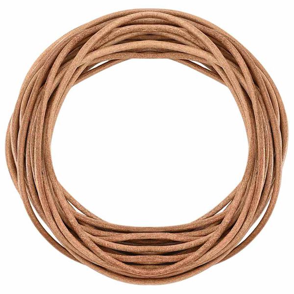 vidaXL Corde en Cuir Marron &Oslash;2,5 mm x 5 m Cuir