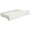 vidaXL Cadre de lit sans matelas blanc bois de pin massif 90x200 cm