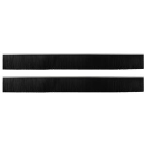 vidaXL Brosses de porte adh&eacute;sives 2 pc 100 cm Alliage d'Aluminium
