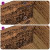vidaXL Couverture de vis auto-adh&eacute;sive 2 pcs Bois ancien &Oslash; 20 x 0,5 mm