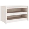 vidaXL Armoires de cuisine d'ext&eacute;rieur 2 pcs blanc bois de pin massif