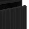 vidaXL Cabinet de chevet 2 pcs Noir 49 x 36 x 61 cm Bois d'ing&eacute;nierie