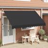 vidaXL Auvent manuel rétractable 350 cm Anthracite