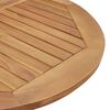 vidaXL Table de jardin ronde &Oslash;85x75 cm bois d'acacia solide