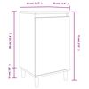 vidaXL Table de chevet sonoma gris 40x35x70 cm bois d'ing&eacute;nierie