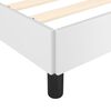 vidaXL Cadre de lit sans matelas blanc 140x190 cm similicuir