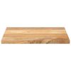 vidaXL Dessus de table 60x50x3,8 cm rectangulaire bois massif manguier
