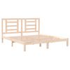 vidaXL Cadre de lit sans matelas 180x200 cm bois massif