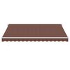 vidaXL Auvent r&eacute;tractable automatique marron 400x350 cm
