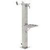 vidaXL Colonne &agrave; eau de jardin carr&eacute;e Acier inoxydable 95 cm