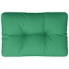 vidaXL Coussin de palette vert 60x40x12 cm tissu