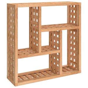 vidaXL &Eacute;tag&egrave;re murale 49x15x49 cm Bois massif de noyer