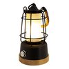 Eurotrail Lampe de camping &agrave; LED Storm bambou noir