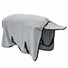 vidaXL Couverture &Eacute;quine Gris clair et rose complet Polyester
