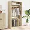 vidaXL Garde-robe Ch&ecirc;ne sonoma 100x50x200 cm Agglom&eacute;r&eacute;