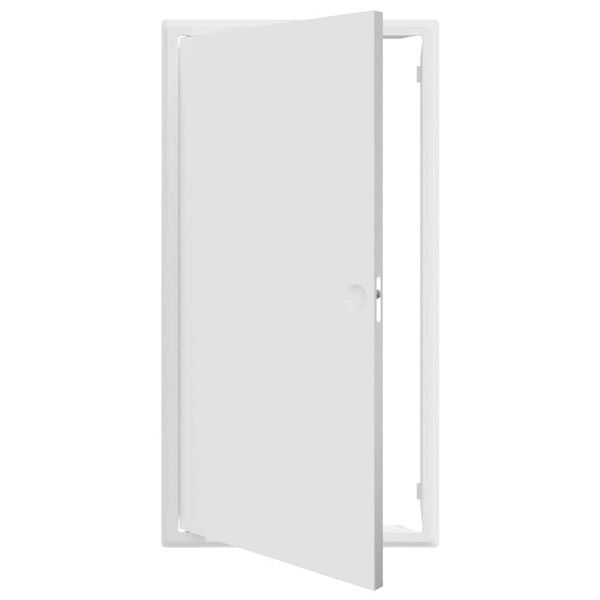 vidaXL Panneau d'Acc&egrave;s Blanc 63 x 33 x 3 cm Acier