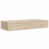 vidaXL &Eacute;tag&egrave;res &agrave; tiroirs murales 2 pcs ch&ecirc;ne 60x23,5x10 cm MDF