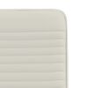 vidaXL Chaises &agrave; manger lot de 4 Cr&egrave;me Velours