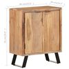 vidaXL Buffet 60x36x76 cm Bois d'acacia solide avec bord naturel