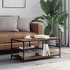 vidaXL Table basse Bois Ancien 90 x 49 x 40 cm Bois d'ing&eacute;nierie