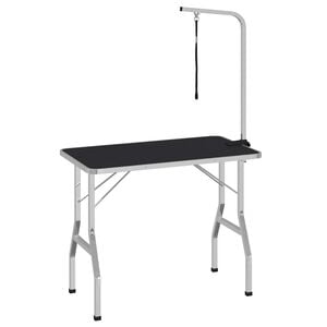 vidaXL Table de Toilettage Ajustable pour Chiens Chats 1 Potence