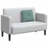 vidaXL Coussin de Dos Vert Mer 50 x 45 cm Tissu en velours c&ocirc;tel&eacute;