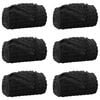 vidaXL Couvertures &agrave; jeter 6 pc Noir 240 x 220 cm 8.63 kg Toison
