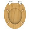 SCH&Uuml;TTE Si&egrave;ge de toilette fermeture en douceur NATURAL BAMBOO