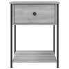 vidaXL Table de chevet sonoma gris 44x45x58 cm bois d'ing&eacute;nierie