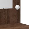 vidaXL Table de Toilette Marron 78.5 x 41 x 135 cm Bois d'ing&eacute;nierie