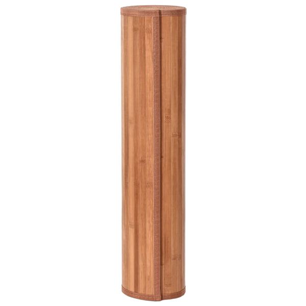 vidaXL Tapis rectangulaire marron 70x1000 cm bambou