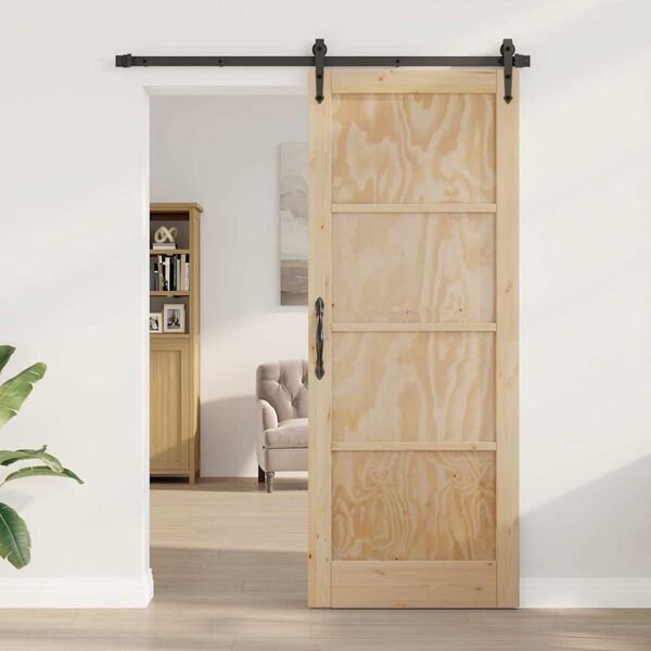 vidaXL Porte int&eacute;rieure ORKDAL Marron 83 x 211 cm Contreplaqu&eacute;