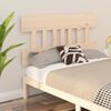 vidaXL T&ecirc;te de lit 153,5x3x81 cm Bois massif de pin