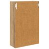 vidaXL Armoire murale de salle de bain Ch&ecirc;ne artisan 40 x 16 x 62,5 cm