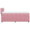 vidaXL Sommier &agrave; lattes de lit et matelas Rose 80x200 cm Velours