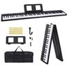 vidaXL Clavier de piano &eacute;lectrique 88 touches avec pupitre pliable