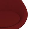vidaXL Chaise &agrave; manger Rouge bordeaux Velours