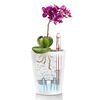 LECHUZA Jardini&egrave;re DELTINI ALL-IN-ONE Blanc brillant