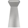 vidaXL Jardini&egrave;re &agrave; pilier 2 pcs Argent 35 x 35 x 73 cm