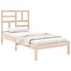 vidaXL Cadre de lit sans matelas bois massif 100x200 cm