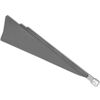 vidaXL Auvent lat&eacute;ral pliable de balcon Gris 160 x 240 cm