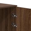 vidaXL Armoire de rangement ch&ecirc;ne brun 40x45x103,5cm bois d'ing&eacute;nierie