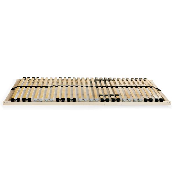 vidaXL Sommier &agrave; lattes sans matelas avec 28 lattes 7 zones 70x200 cm