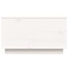 vidaXL Table basse Blanc 60x50x35 cm Bois massif de pin