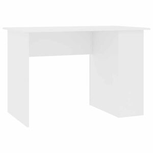 vidaXL Bureau Blanc 110x60x73 cm Bois d'ing&eacute;nierie