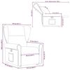 vidaXL Fauteuil inclinable Gris clair Tissu