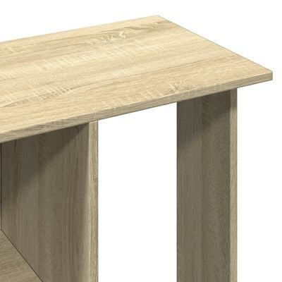 vidaXL Garde-robe avec roues chêne sonoma 102x38x110cm bois ingénierie