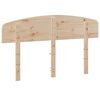 vidaXL T&ecirc;te de lit 140 cm bois massif de pin